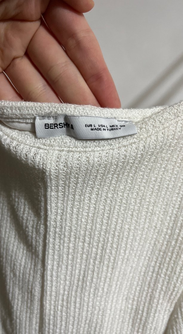 Beyaz Keten Askılı Mini Tulum - Görsel 2