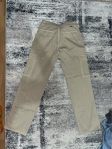 s Beden Pull bear likralı kargo pantolon