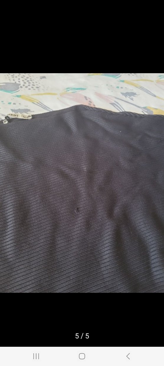 Siyah Rahat Kesim Yarasa Kol Üst - Görsel 5