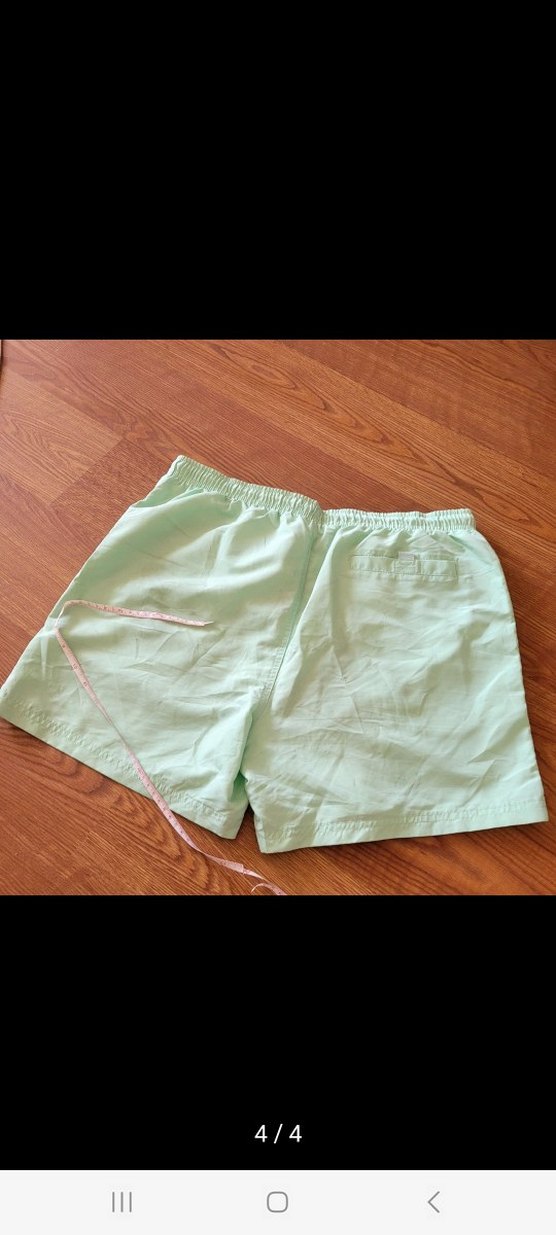 Erkek Loose Fit Pastel Yeşil Mini Mayo - Görsel 4