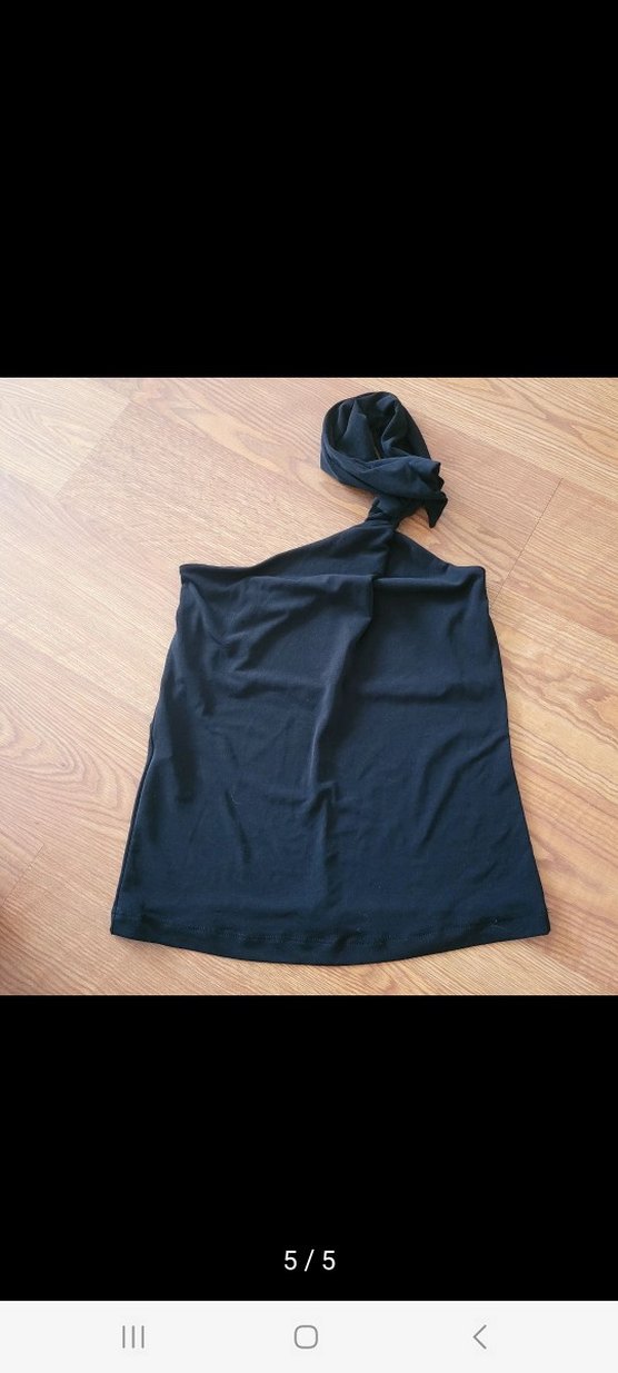 Boyundan Bağlamali Bluz - Görsel 3