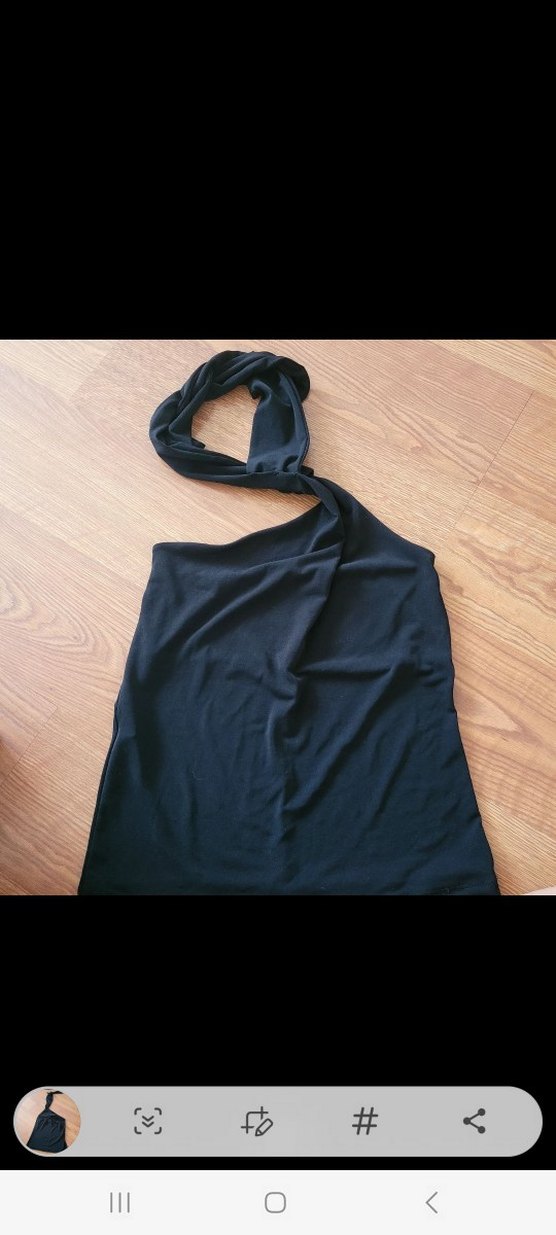 Boyundan Bağlamali Bluz - Görsel 2