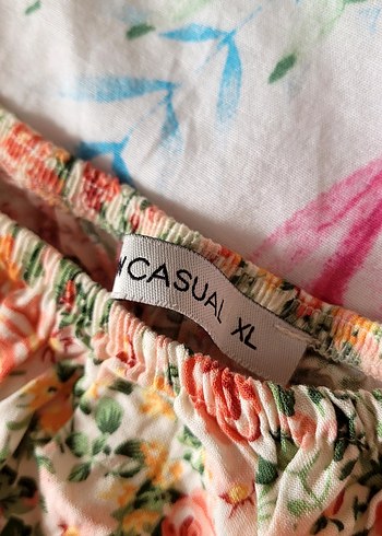 LC Waikiki Çiçek Desenli Uzun Bohem Elbise