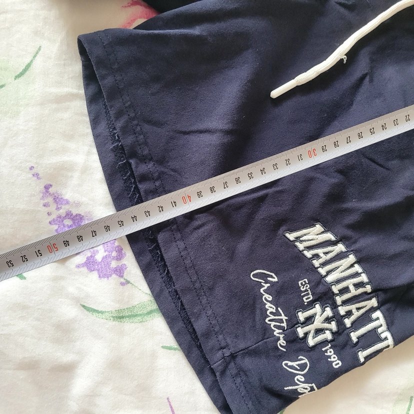 Erkek Ev Şortu Koyu Lacivert - Görsel 4