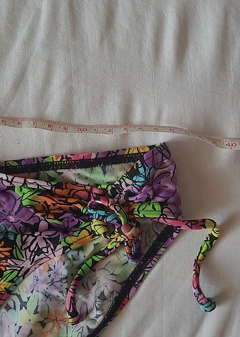 Çiçek Desenli Çok Renkli Bohem Bikini Altı - Görsel 2