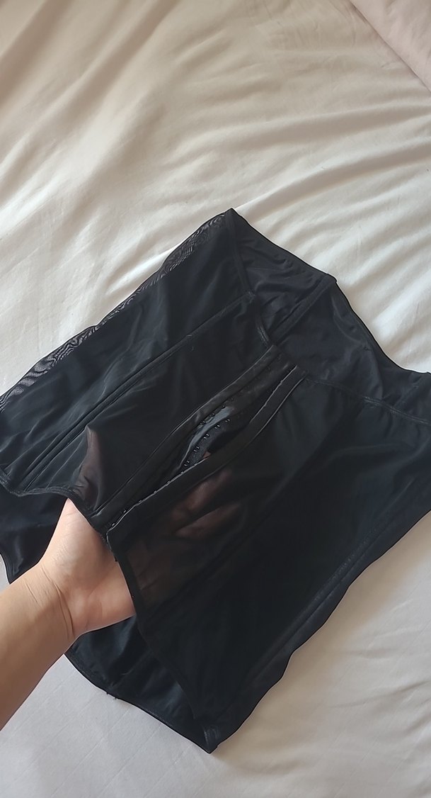 Dantel Detaylı Siyah Hemşire Korsesi - Görsel 2