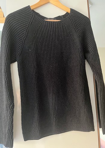 ZARA Siyah Kadın Triko Bisiklet Yaka Kazak - Görsel 2