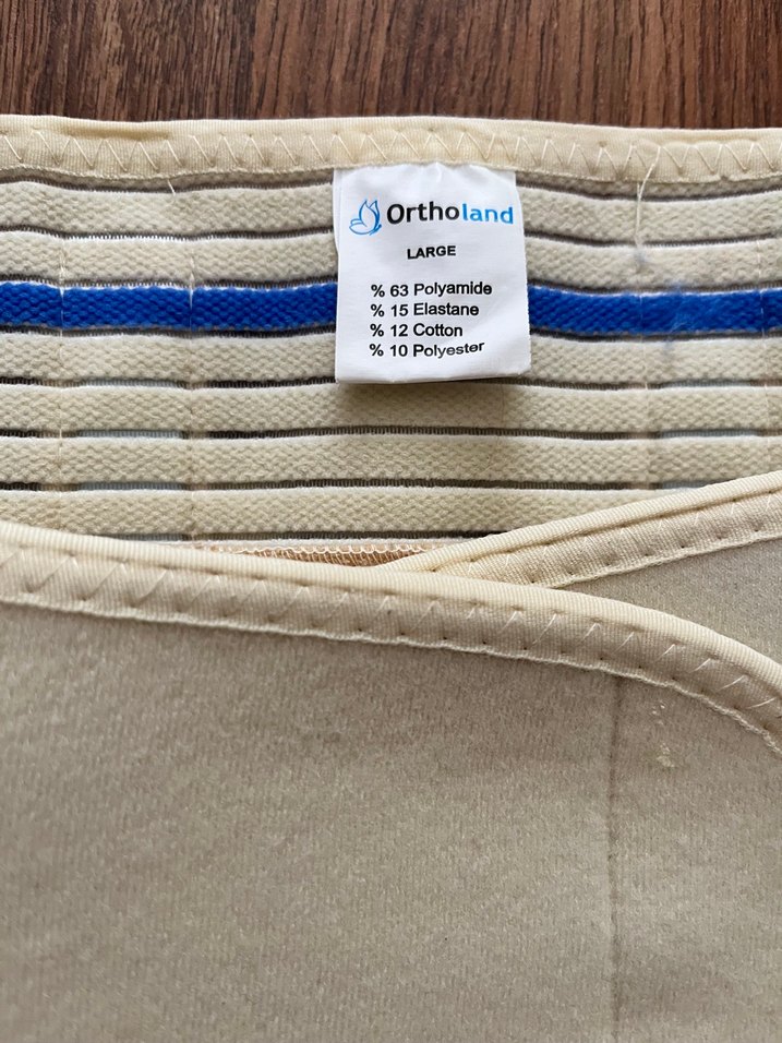 Ortholand Kemerli Lumbosakral Korse 26 cm Beyaz - Görsel 5