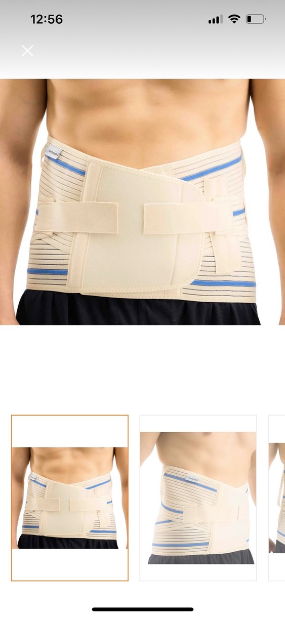 Ortholand Kemerli Lumbosakral Korse 26 cm Beyaz - Görsel 4