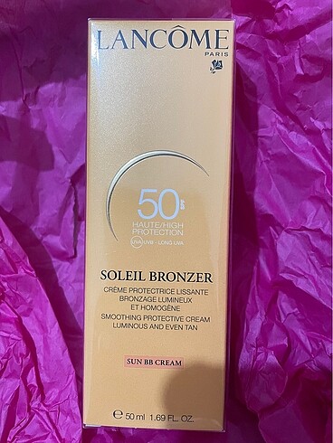 Lancome soleil bronzer güneş koruyucu bb krem