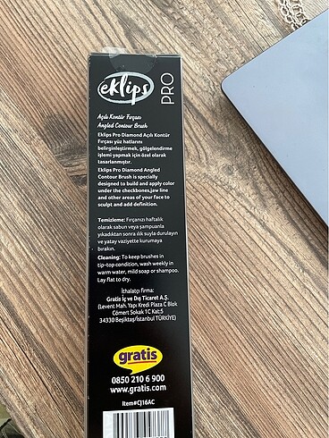 Eklips Eklips pro açılı kontür fırçası