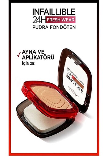 L'Oréal Paris Loreal paris infaillible pudra fondöten