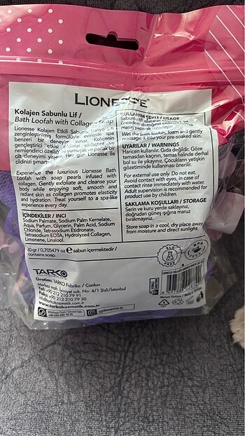 Beden Renk Lionesse kolajen sabunlu lif