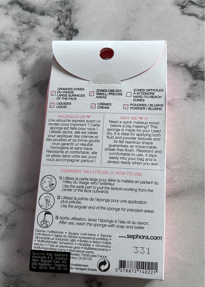 Sephora makyaj süngeri - Görsel 4