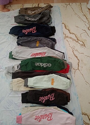 6 Yaş Beden çeşitli Renk Baskılı pijama