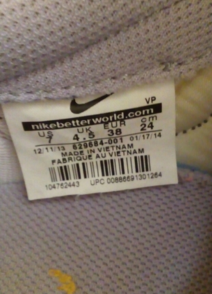 38 Beden gri Renk orijinal Nike