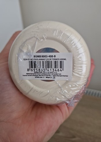 tantitoni bej rengi termos 400ml - Görsel 3