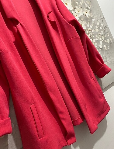 m Beden Pembe Blazer Ceket