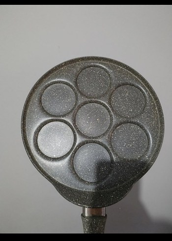 Yedi Gözlü Gri Siyah Tava - Görsel 4