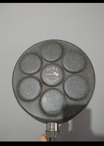 Yedi Gözlü Gri Siyah Tava - Görsel 5