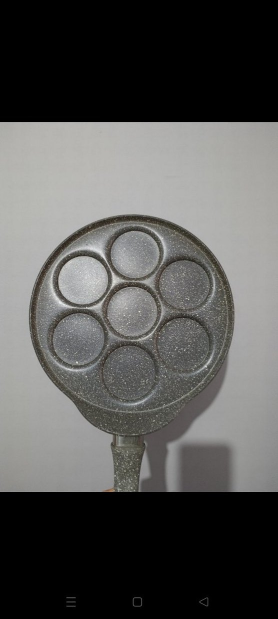 Yedi Gözlü Gri Siyah Tava - Görsel 3