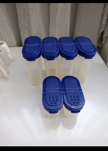 Mavi Plastik Baharatlık Seti - Görsel 5