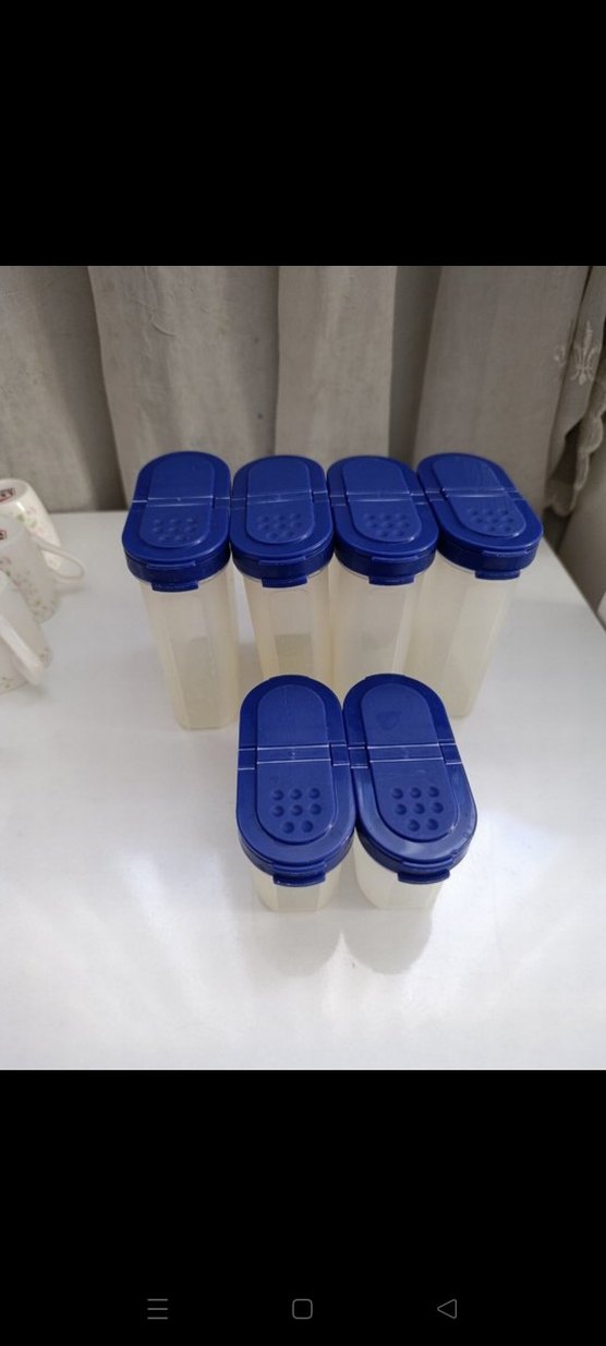 Mavi Plastik Baharatlık Seti - Görsel 5