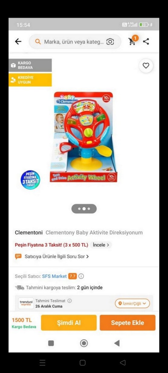 Renkli Eğitim Direksiyon Oyuncağı - Görsel 5