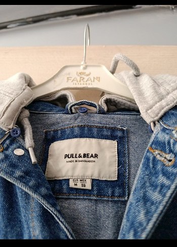 Gri Kapişonlu Denim Ceket - Görsel 5