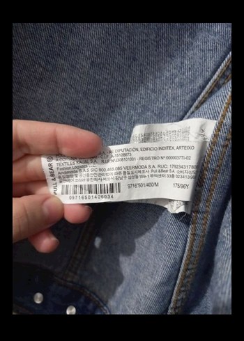 Gri Kapişonlu Denim Ceket - Görsel 7