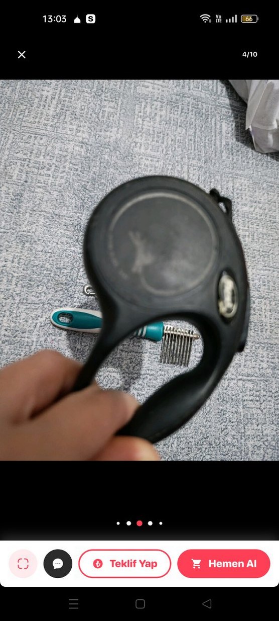 Kedi Aksesuar Seti: Tasma, Poop Torbası ve Tüy Tarağı - Görsel 5