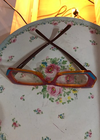 Kadın Çok Renkli Retro Gözlük - Görsel 2