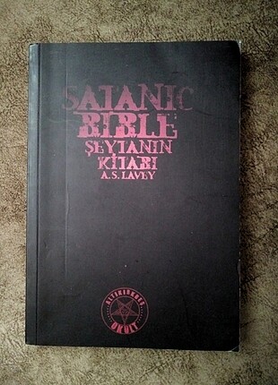 Satanic Bible (Şeytanın Kitabı) A. S. Lavey & Baphomet Kolye