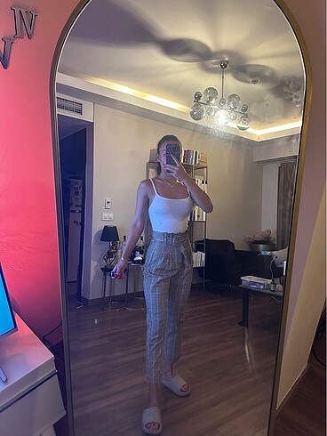 Kemerli pantolon