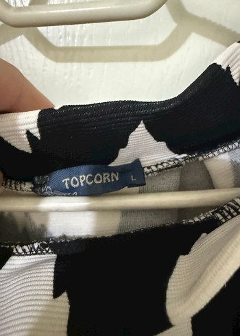 Topcorn Zebra Desenli Pilili Mini Etek - Görsel 2