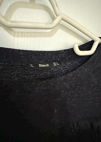 Birgi Püsküllü Siyah Kadın Triko Kazak - Görsel 2