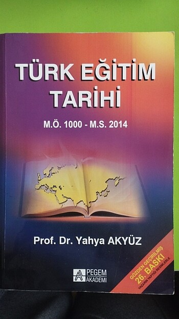 Türk Eğitim Tarihi / Prof. Dr. Yahya Akyüz
