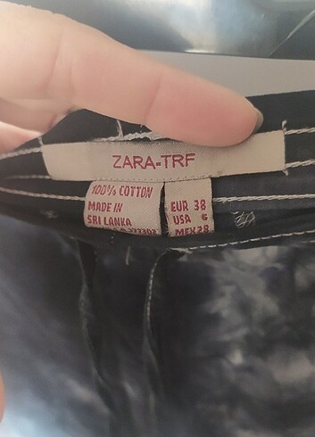 38 Beden lacivert Renk Batik pamuklu kumaş pantolon