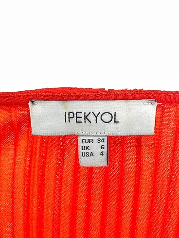 34 Beden turuncu Renk ipekyol Kısa Elbise %70 İndirimli.