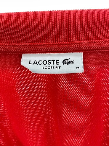 m Beden kırmızı Renk Lacoste T-shirt %70 İndirimli.