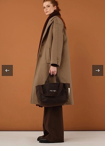 HE-QA marka kaşe kaban - Görsel 7