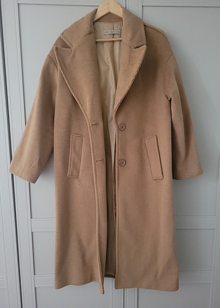 HE-QA marka kaşe kaban - Görsel 3