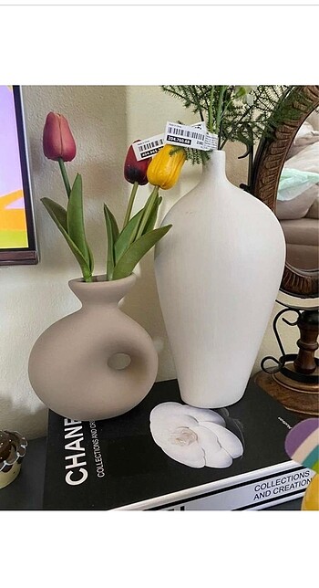 İkili seramik vazo