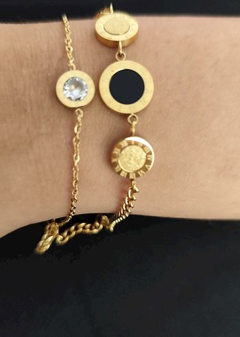 Altın Zincir Detaylı Kadın El Zinciri - Görsel 8