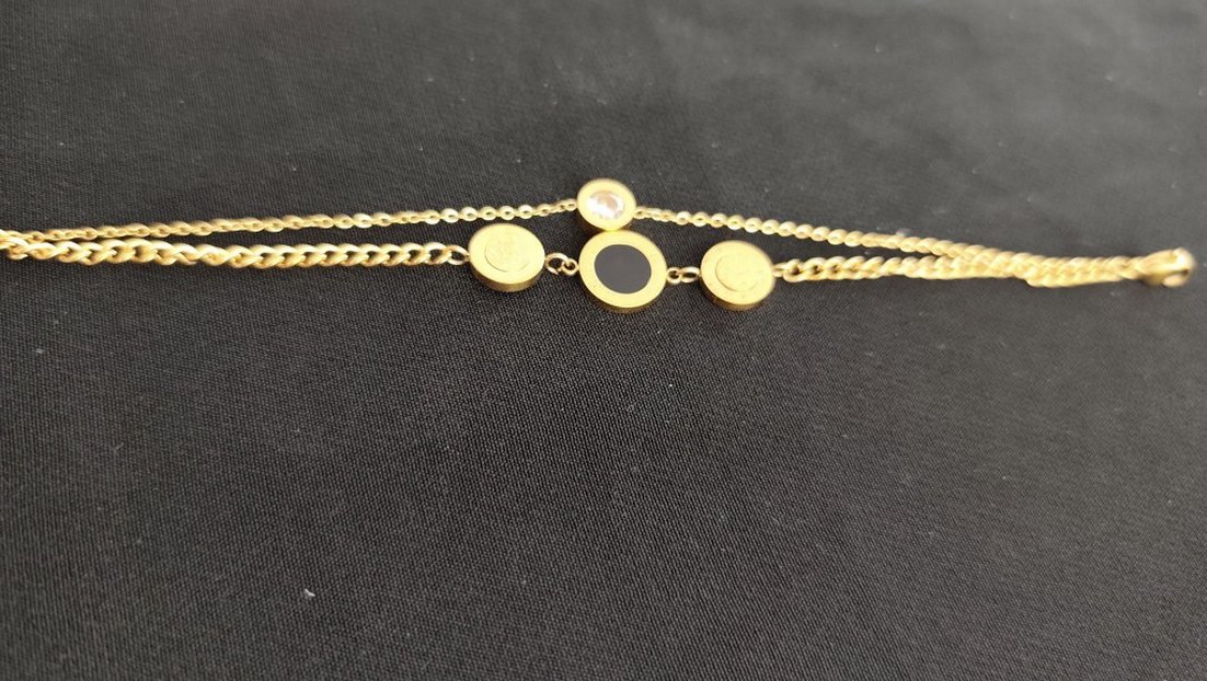 Altın Zincir Detaylı Kadın El Zinciri - Görsel 2