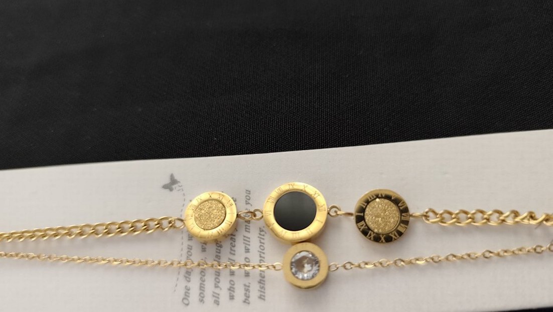 Altın Zincir Detaylı Kadın El Zinciri - Görsel 3