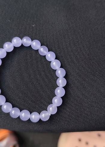 Mor Renkli Boncuklu Bileklik - Görsel 2