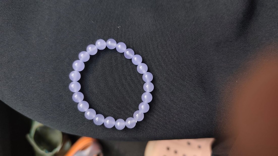 Mor Renkli Boncuklu Bileklik - Görsel 2