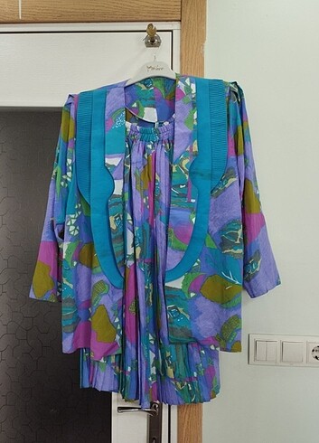 American Vintage Piliseli etek ve blazer ceket