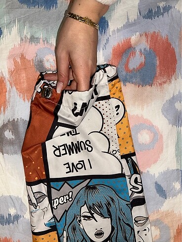Diğer Popart desenli pantolon